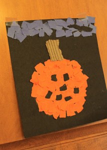 Halloween Pumpkin Craft