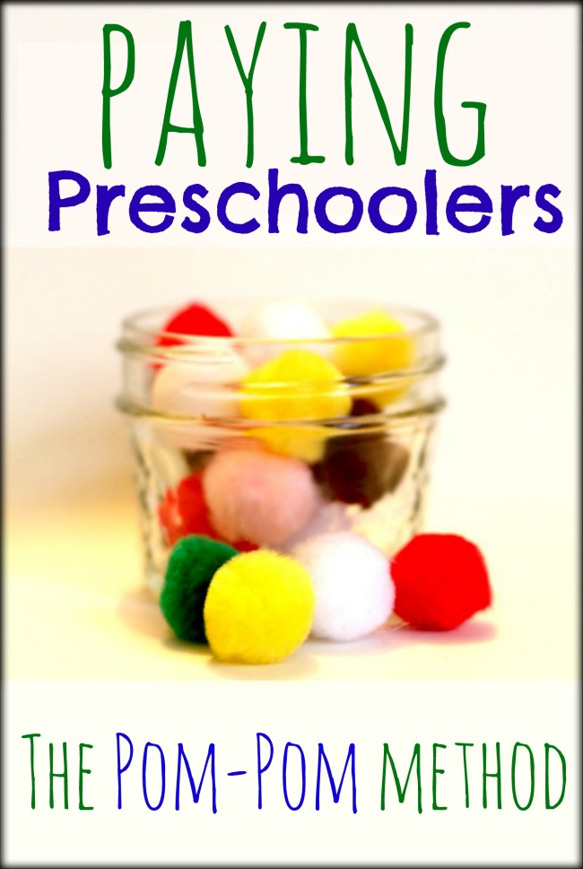 Paying Preschoolers and learning about earning at a young age
