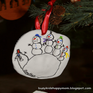 How To Make An Fun Snowman Handprint Ornament