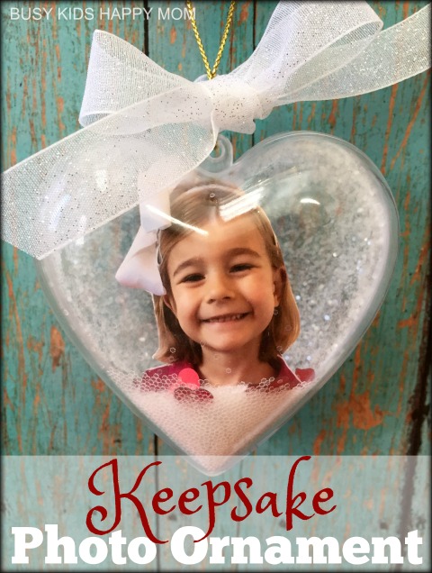 Keepsake Photo Ornament with Heart