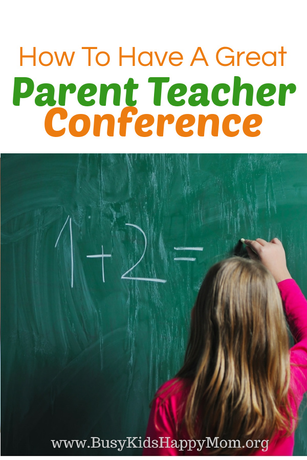 how to have a successful parent teacher conference